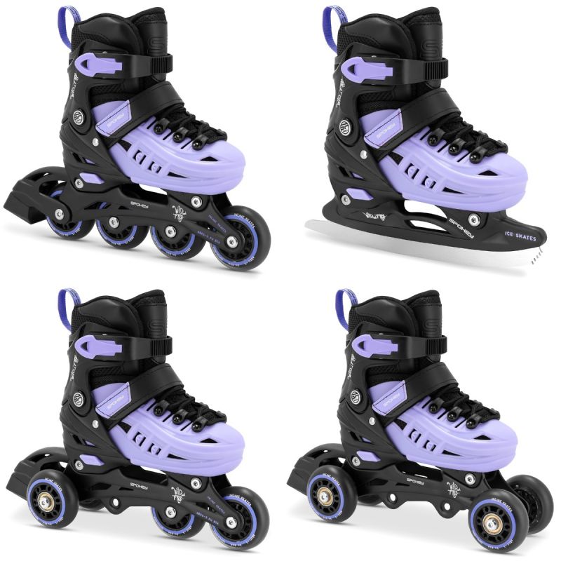 Spokey 4in1 Jr purple size 34-38 Spokey